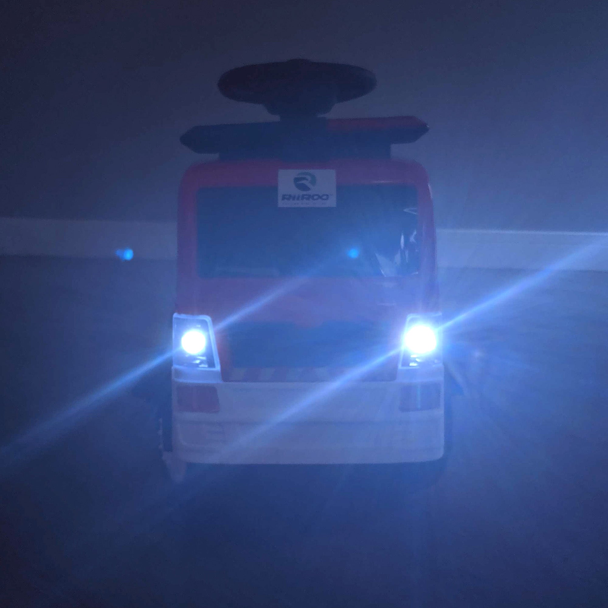 kids electric ride on fire rescue truck 6v battery operated ride on car truck toy lights on riiroo engine