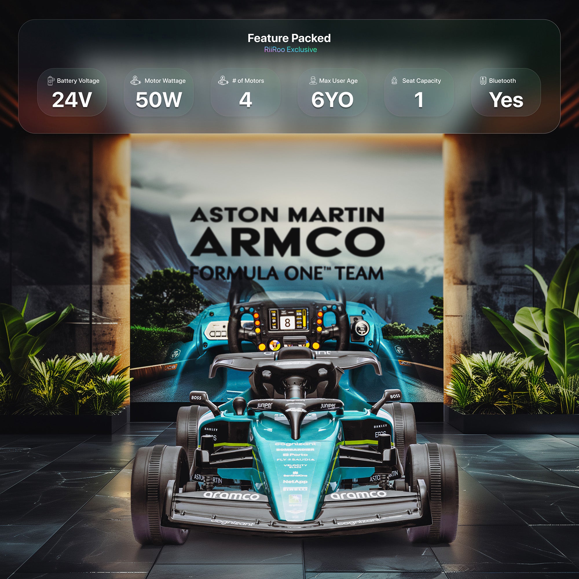 24V Licensed Aston Martin Aramco Formula One™ Team