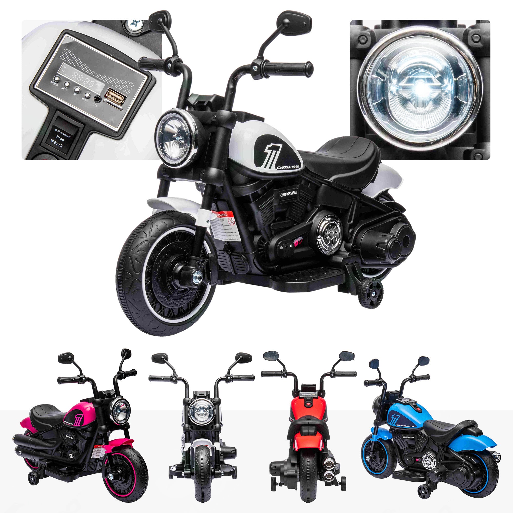 Lil' Rebel Riders S1 6V Motorbike